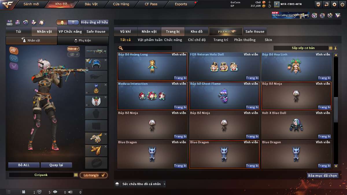 shop acc cf uy tin gia re
